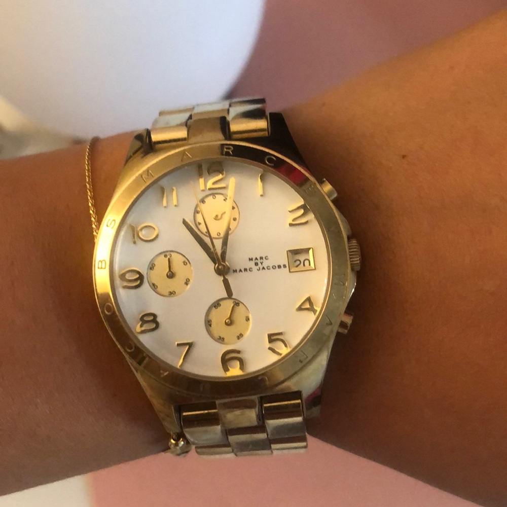 Marc by Marc Jacobs gold watch